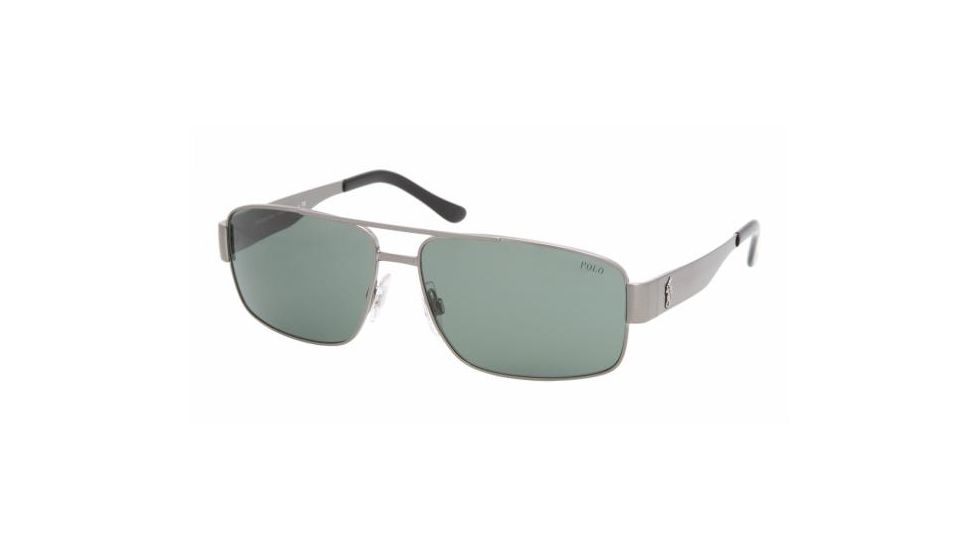 Polo PH 3054 Sunglasses Styles - Brushed Gunmetal Green Frame, 900271-6014