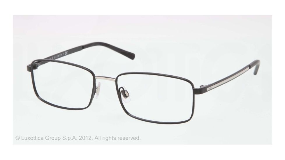 Polo PH1130 Progressive Prescription Eyeglasses 9038-54 - Matte Black Frame, Demo Lens Lenses