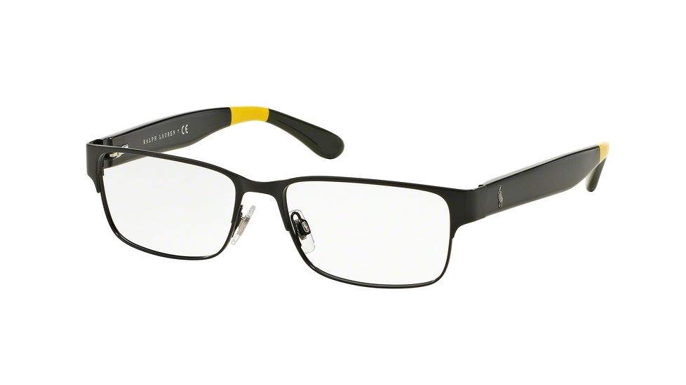 Polo PH1160 Eyeglass Frames 9304-54 - Semishiny Black Frame