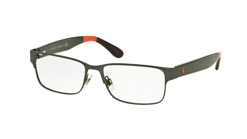 Polo PH1160 Eyeglass Frames 9306-54 - Matte Olive Green Frame