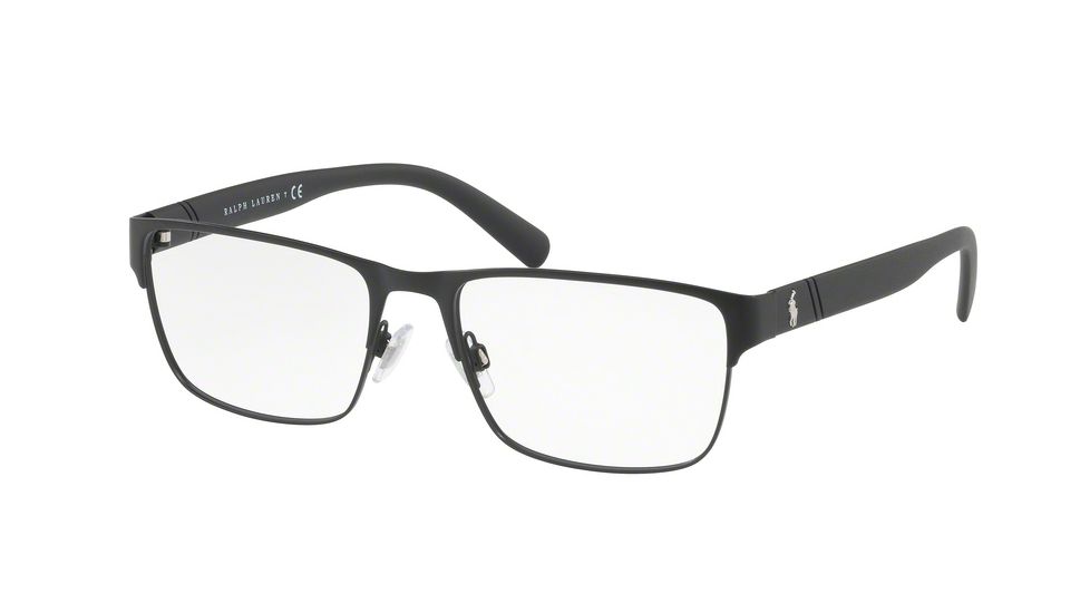Polo PH1175 Eyeglass Frames 9038-54 - Matte Black Frame