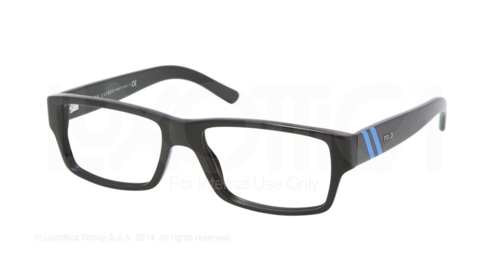 Polo PH2085 Bifocal Prescription Eyeglasses 5001-52 - Shiny Black Frame