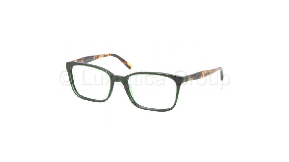Polo PH2090 Single Vision Prescription Eyeglasses 5372-5118 - Green Frame