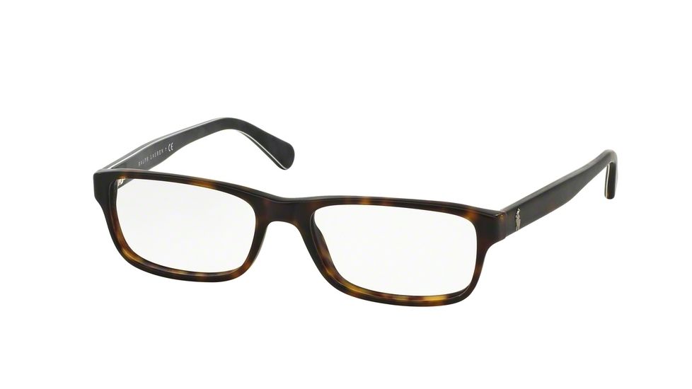 Polo PH2121 Bifocal Prescription Eyeglasses 5491-52 - Vintage Dark Havana Frame
