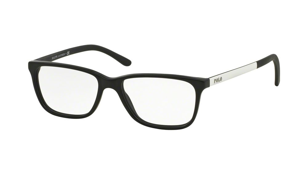 Polo PH2129 Bifocal Prescription Eyeglasses 5514-53 - Matte Black Frame