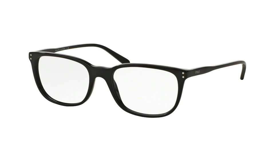 Polo PH2156 Progressive Prescription Eyeglasses 5001-51 - Shiny Black Frame