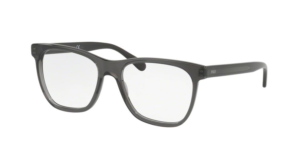 Polo PH2179 Single Vision Prescription Eyeglasses 5536-53 - Transparent Grey Frame