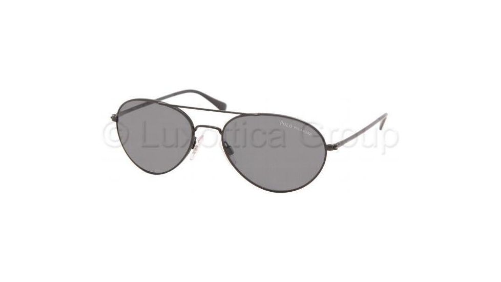 Polo Bifocal Sunglasses PH3019 with Lined Bi-Focal Rx Prescription Lenses PH3019-90039A-5617 - Lens Diameter: 56 mm, Frame Color: Shiny Black
