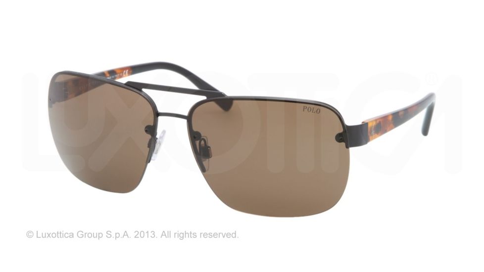Polo PH3071 Progressive Prescription Sunglasses PH3071-903873-62 - Lens Diameter 62 mm, Lens Diameter 62 mm, Frame Color Matte Black