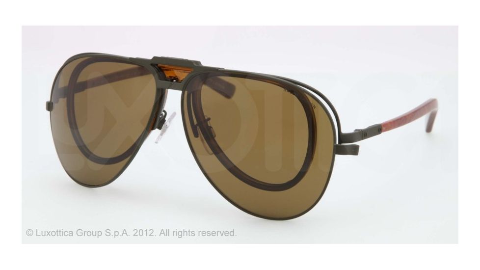 Polo PH3075 Progressive Prescription Sunglasses PH3075-900573-62 - Lens Diameter 62 mm, Lens Diameter 62 mm, Frame Color Camo Green