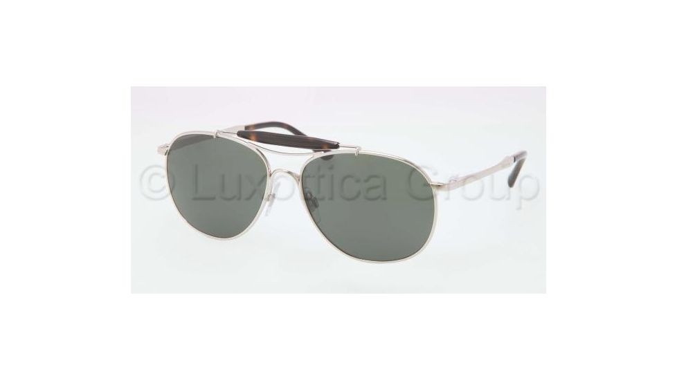 Polo PH3078P Bifocal Prescription Sunglasses PH3078P-900131-5715 - Lens Diameter 57 mm, Frame Color Shiny Silver