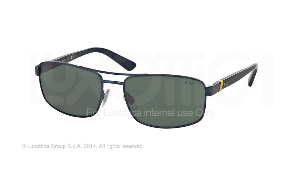 Polo PH3086 Bifocal Prescription Sunglasses PH3086-926471-58 - Lens Diameter 58 mm, Frame Color Semi Shiny Blue