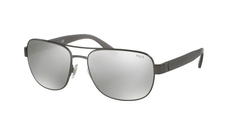 Polo PH3101 Progressive Prescription Sunglasses PH3101-91576G-60 - Lens Diameter 60 mm, Frame Color Matte Dark Gunmetal