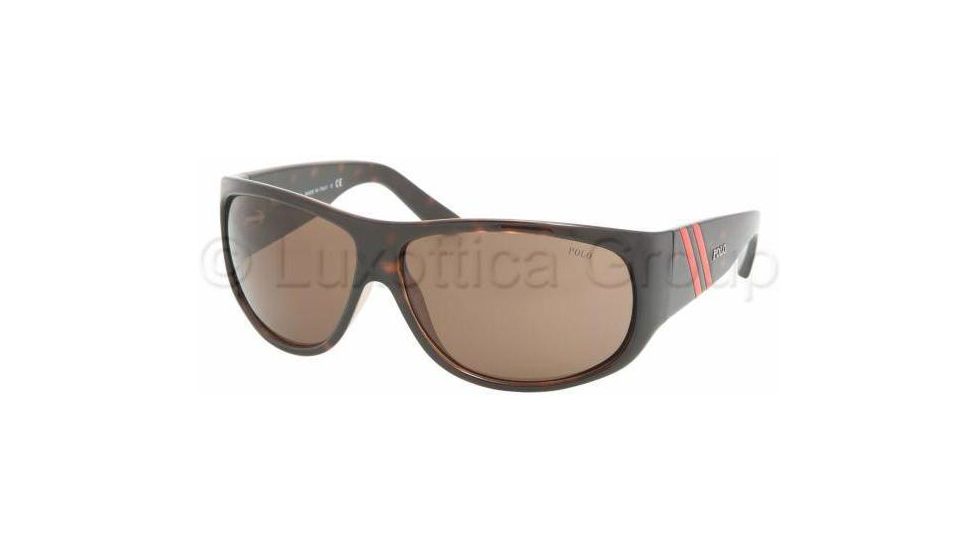 Polo PH4057 Single Vision Prescription Sunglasses PH4057-517573-6512 - Lens Diameter 65 mm, Frame Color Shiny Havana