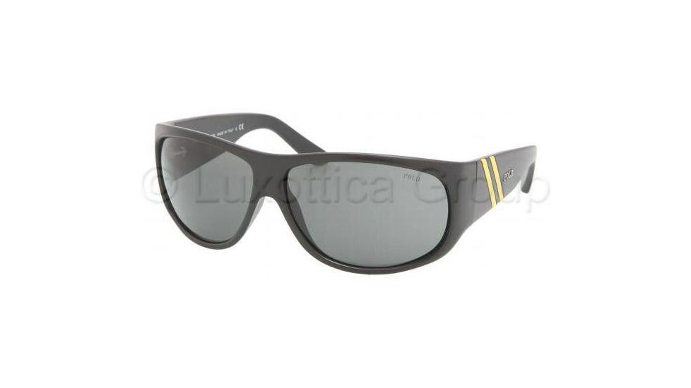 Polo PH4057 Single Vision Prescription Sunglasses PH4057-528487-6512 - Frame Color Matte Black, Lens Diameter 65 mm