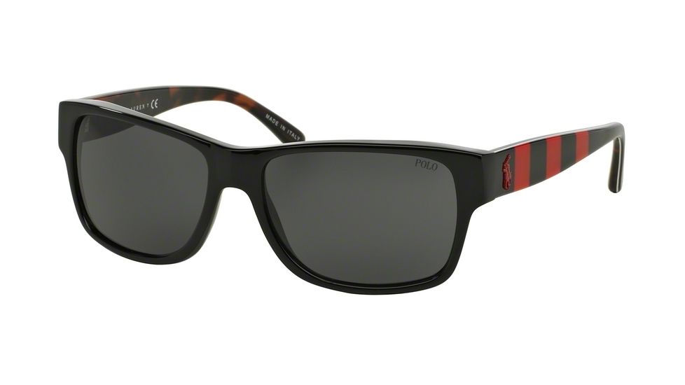 Polo PH4083 Progressive Prescription Sunglasses PH4083-543987-57 - Lens Diameter 57 mm, Frame Color Black