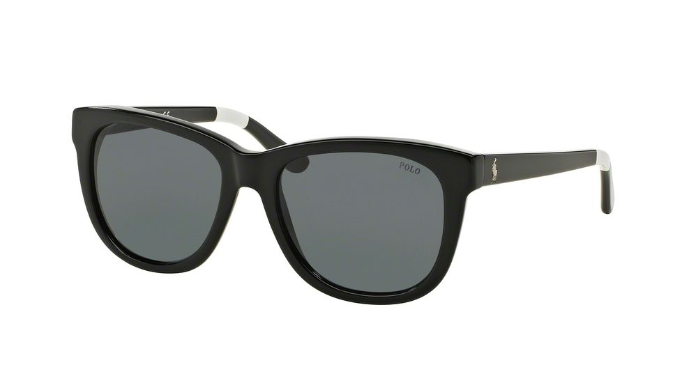 Polo PH4105 Progressive Prescription Sunglasses PH4105-557287-54 - Lens Diameter 54 mm, Frame Color Shiny Black