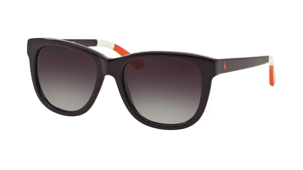 Polo PH4105 Progressive Prescription Sunglasses PH4105-55758G-54 - Lens Diameter 54 mm, Frame Color Shiny Purple