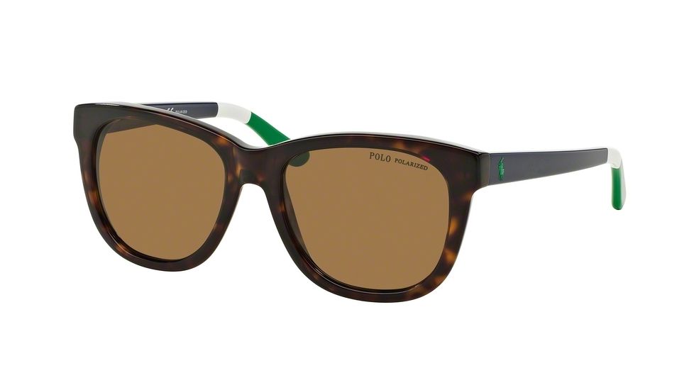 Polo PH4105 Progressive Prescription Sunglasses PH4105-557783-54 - Lens Diameter 54 mm, Frame Color Shiny Dark Havana