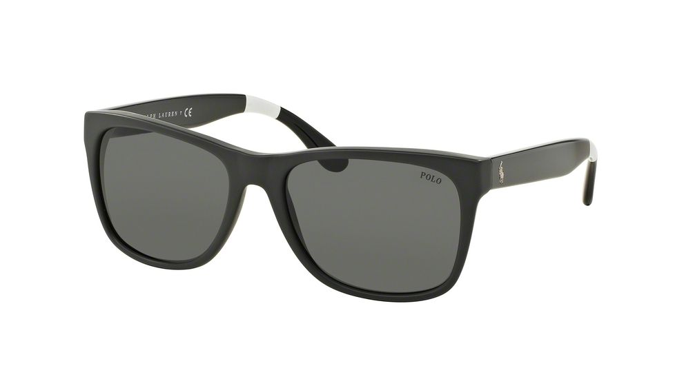 Polo PH4106 Sunglasses 557187-57 - Matte Grey Frame, Grey Lenses