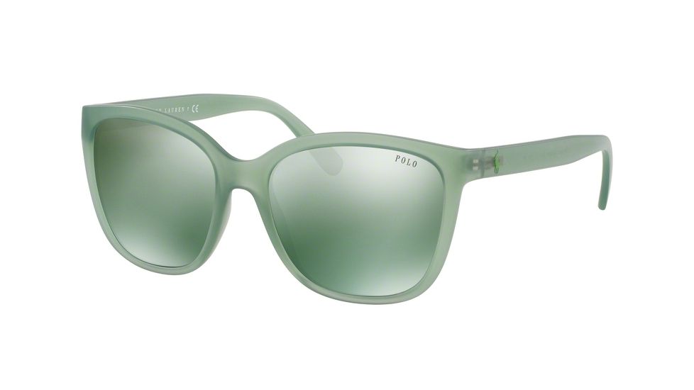 Polo PH4114 Bifocal Prescription Sunglasses PH4114-56036R-55 - Lens Diameter 55 mm, Frame Color Matte Crystal Green