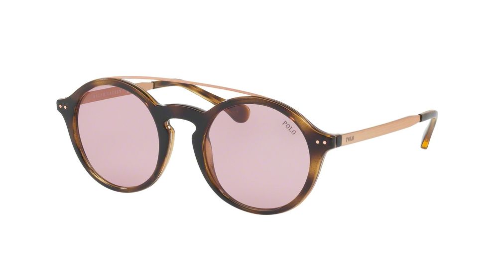 Polo PH4122 Progressive Prescription Sunglasses PH4122-500384-49 - Lens Diameter 49 mm, Frame Color Dark Havana