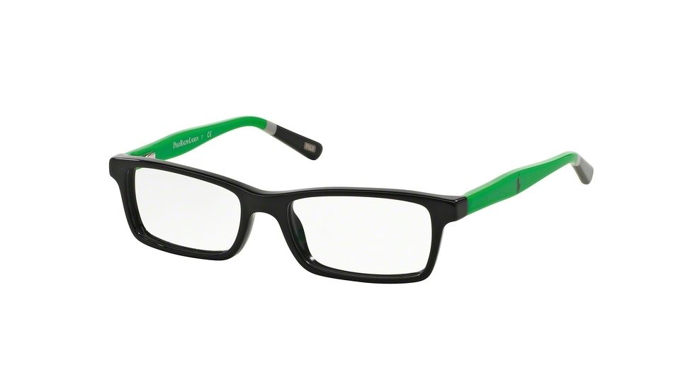 Polo PP8523 Bifocal Prescription Eyeglasses 1312-47 - Black/Green Black Frame