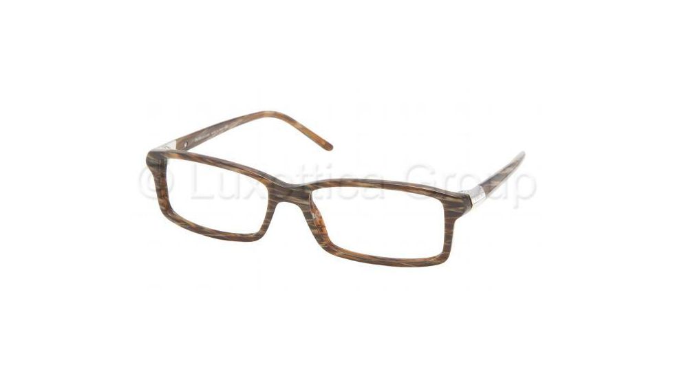 Polo Eyeglasses PH2028 with Lined Bifocal Rx Prescription Lenses, Select Frame Color / Lens Diameter Briar-Root Frame / 55 mm Prescription Lenses