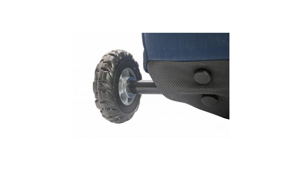 Porta Brace 38in Tripod Shellpack,Black w/Off Road Wheels TSB-38BOR