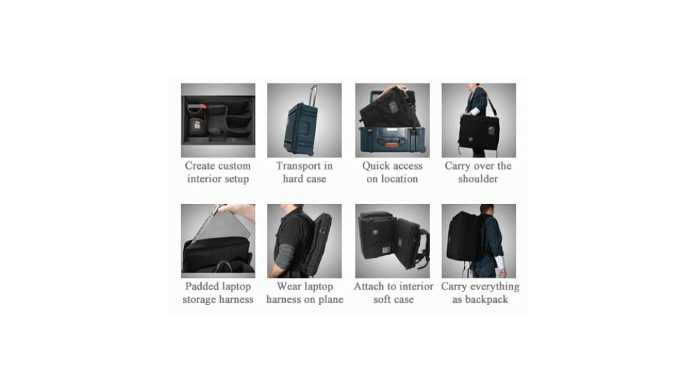 Porta Brace Backpack, Hard Case Interior System PB-2750ICH