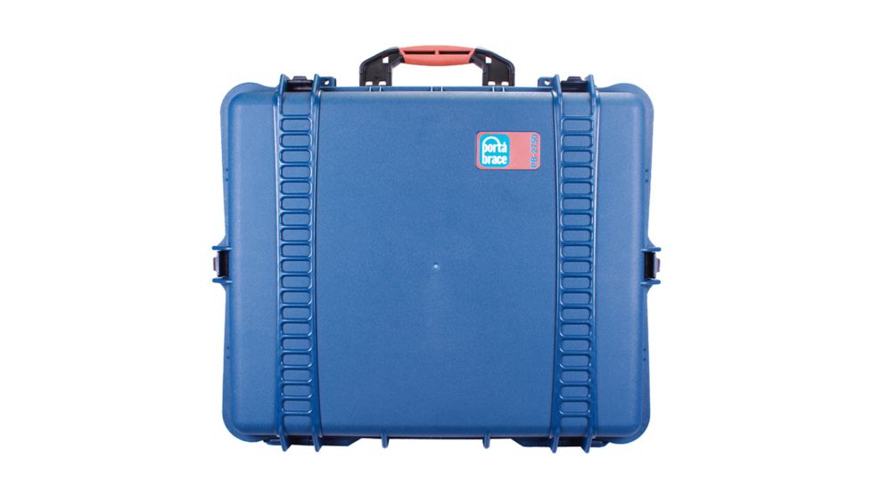 Porta Brace PB-2750F Wheeled Superlite Vault Hard Case,Blue,21x18x9in w/Foam/Backpack PB-2750BKF