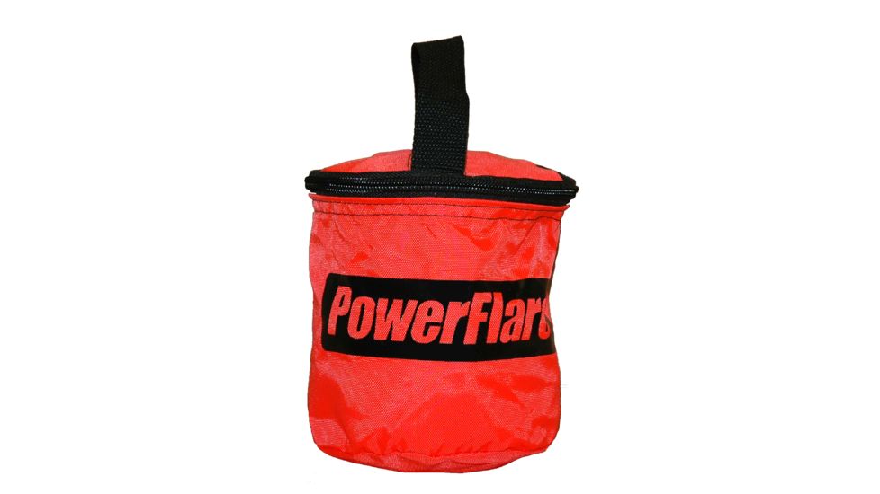 Powerflare Small Storage &amp; Carry Bag for PF-200 Safety Lights - Holds up to 4 Units, Orange BAG4-O