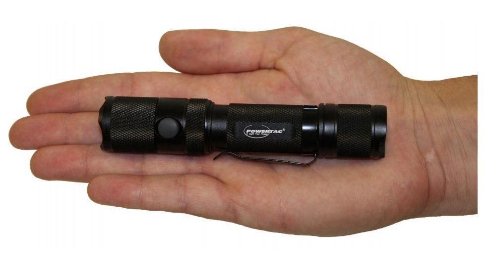 Powertac E5 LED Flashlight - 700 Lumens - CREE XM-L - Uses 2x CR123A or 1x 18650 POWERTAC-E5-G2