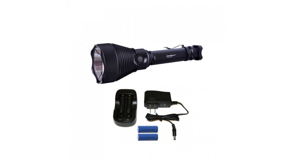 PowerTac Spartacus XLT Rechargeable Kit, Black, SPAR-R