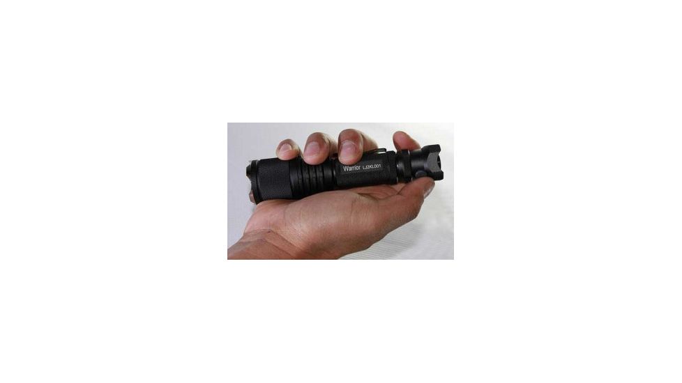 PowerTac Warrior LED Flashlight 650 Lumens CREE XM-L, 2 x CR123A, Black POWERTAC-WARRIOR
