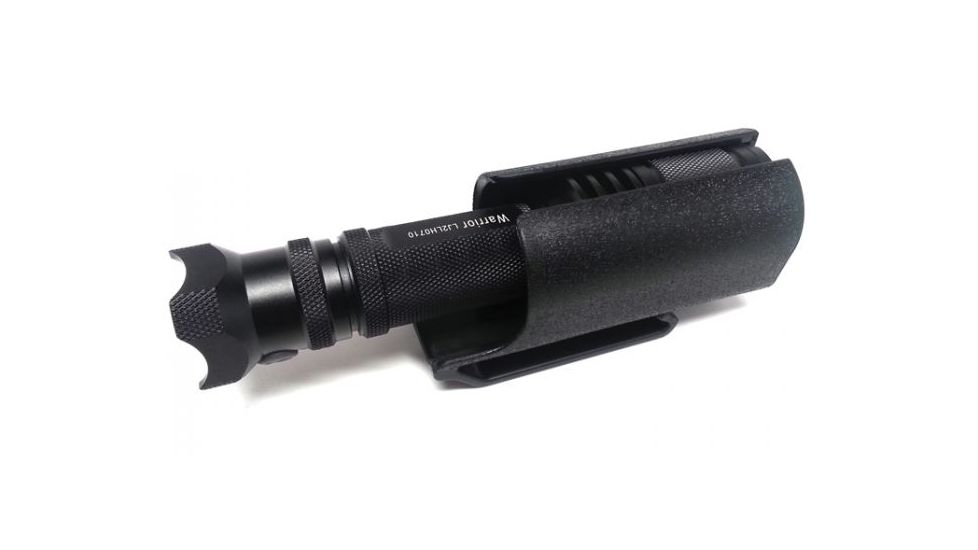 Powertac Warrior Reloaded Gen2 LEPackage, 850 Lumens, w/CREE XM-L LED, w/ 2xCR123 or 1x18650, Black POWERTAC-WARRIOR-GEN2-RELO-LE