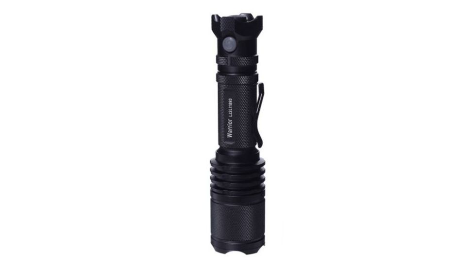 Powertac Warrior Reloaded Gen2 LEPackage, 850 Lumens, w/CREE XM-L LED, w/ 2xCR123 or 1x18650, Black POWERTAC-WARRIOR-GEN2-RELO-LE