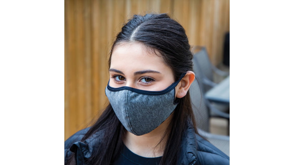 PowerTraveller Defender Reusable Face Mask, Gray, One Size, PPE-GDF050