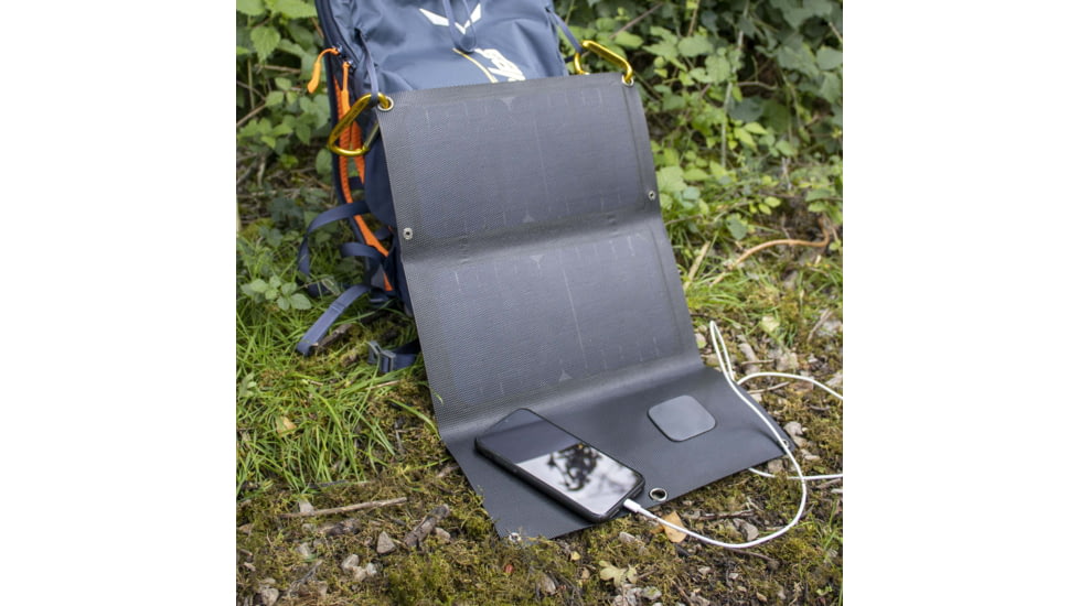 PowerTraveller Falcon 12E Foldable EFTE Solar Panel, Black, One Size, PTL-FLE012