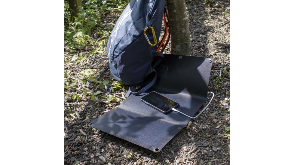 PowerTraveller Falcon 12E Foldable EFTE Solar Panel, Black, One Size, PTL-FLE012