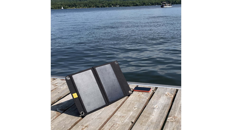 PowerTraveller Kestrel 40 Solar Charger w/ Integrated Battery, Black, One Size, PTL-KSK040