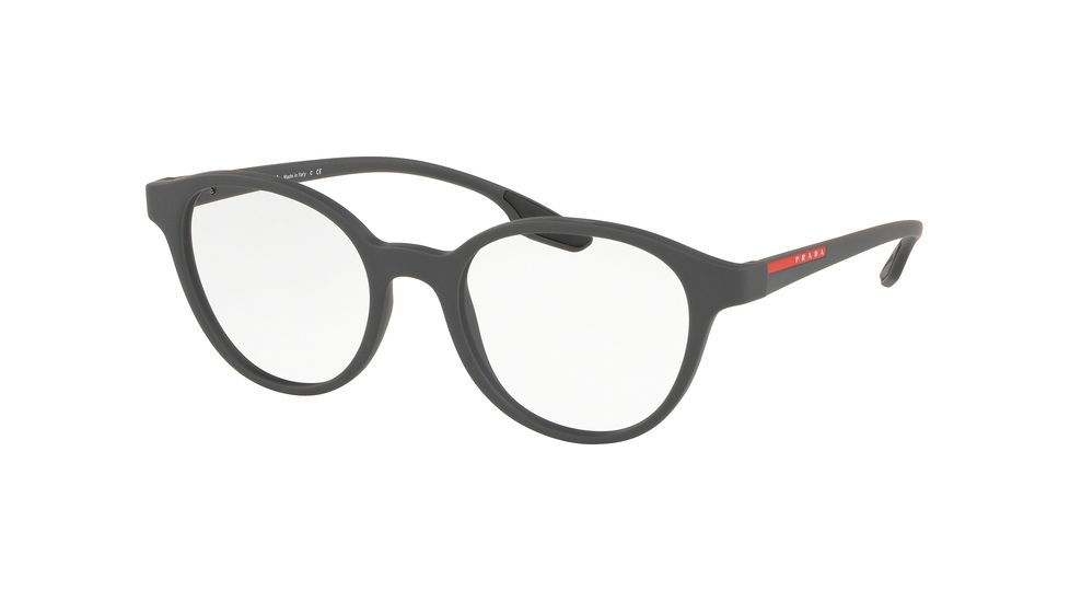 Prada ACTIVE PS01MV Eyeglass Frames 5341O1-50 - Grey Rubber