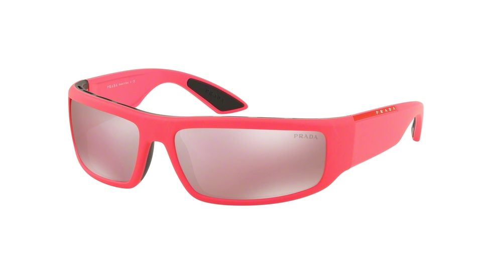 Prada ACTIVE PS02US Sunglasses 3504M2-65 - Pink/Black Frame
