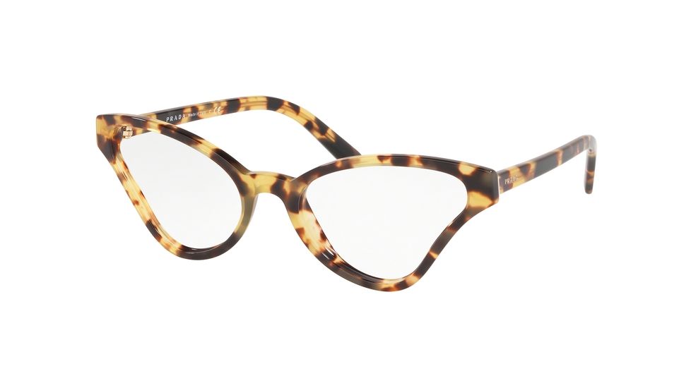 Prada CATWALK PR06XVF Prescription Eyeglasses, 56mm, Medium Havana, PR06XVF-7S01O1-56-SV