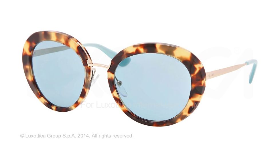 Prada CINEMA' PR16QS Single Vision Prescription Sunglasses PR16QS-7S01C2-55 - Lens Diameter 55 mm, Frame Color Medium Havana