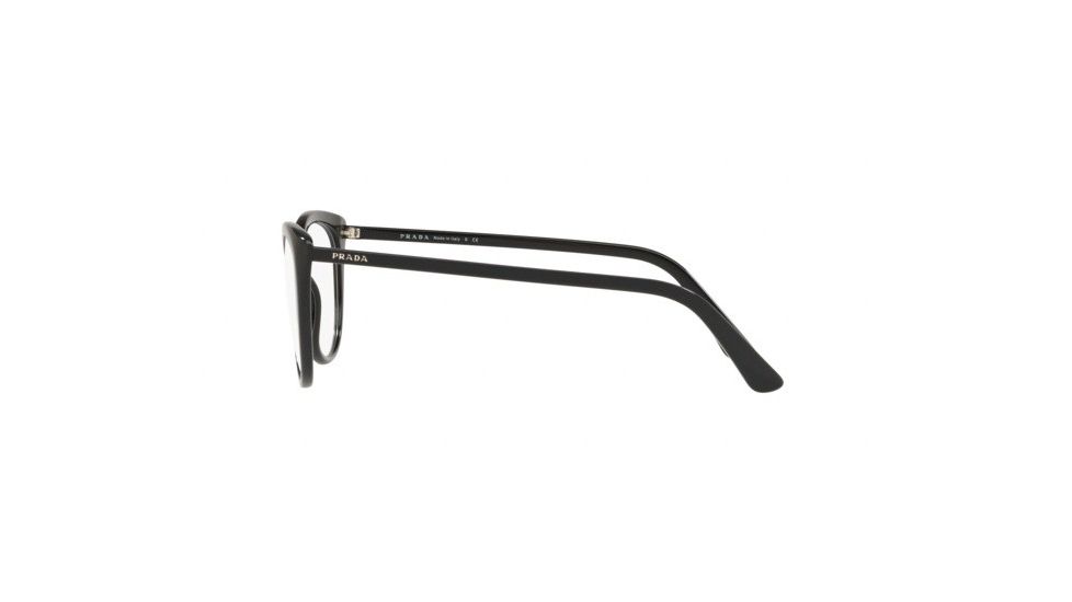 Prada CONCEPTUAL PR07VVF Bifocal Prescription Eyeglasses, 53mm, Black, PR07VVF-1AB1O1-53-BI