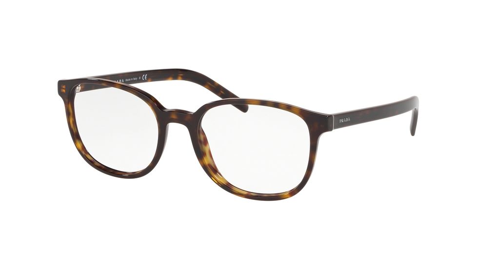 Prada CONCEPTUAL PR07XV Prescription Eyeglasses, 52mm, Havana, PR07XV-2AU1O1-52-SV