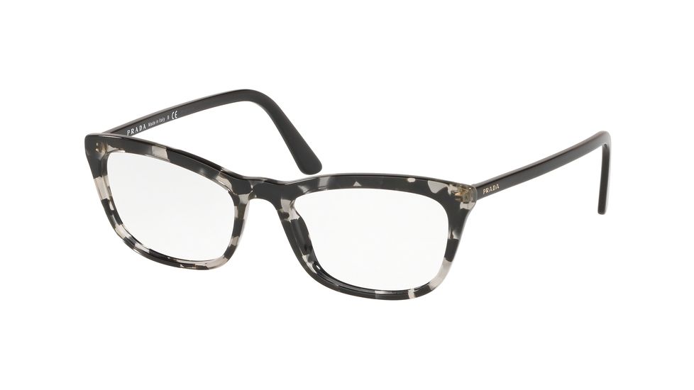 Prada CONCEPTUAL PR10VV Eyeglass Frames 5281O1-52 - Grey Havana