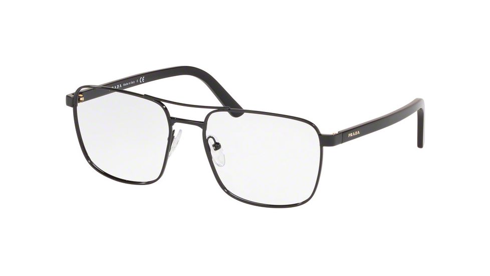 Prada HERITAGE PR53XV Prescription Eyeglasses, 52mm, Black, PR53XV-1AB1O1-52-SV