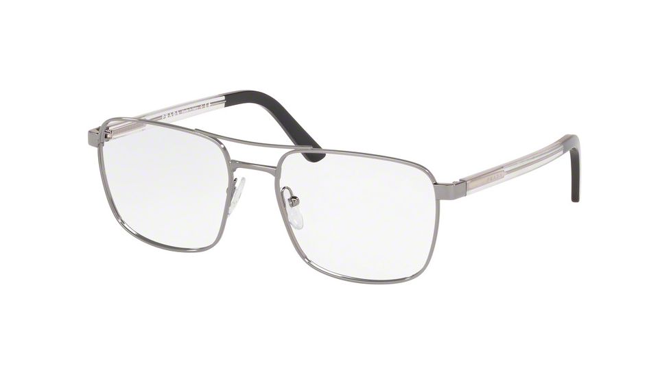 Prada HERITAGE PR53XV Prescription Eyeglasses, 52mm, Gunmetal, PR53XV-5AV1O1-52-SV